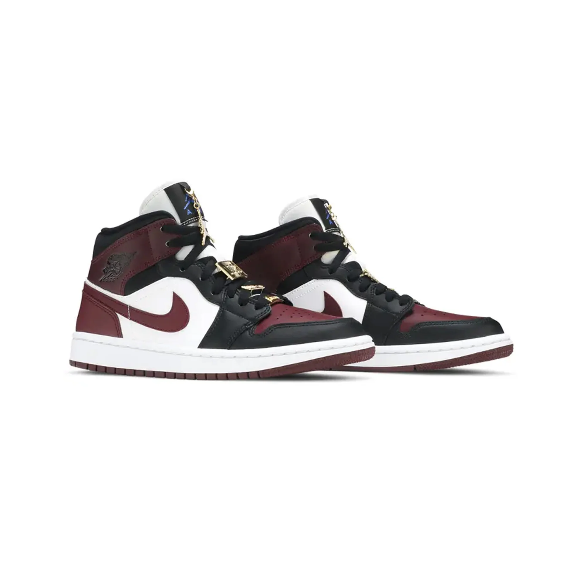 Air Jordan 1 Mid W SE 'Black Dark Beetroot'