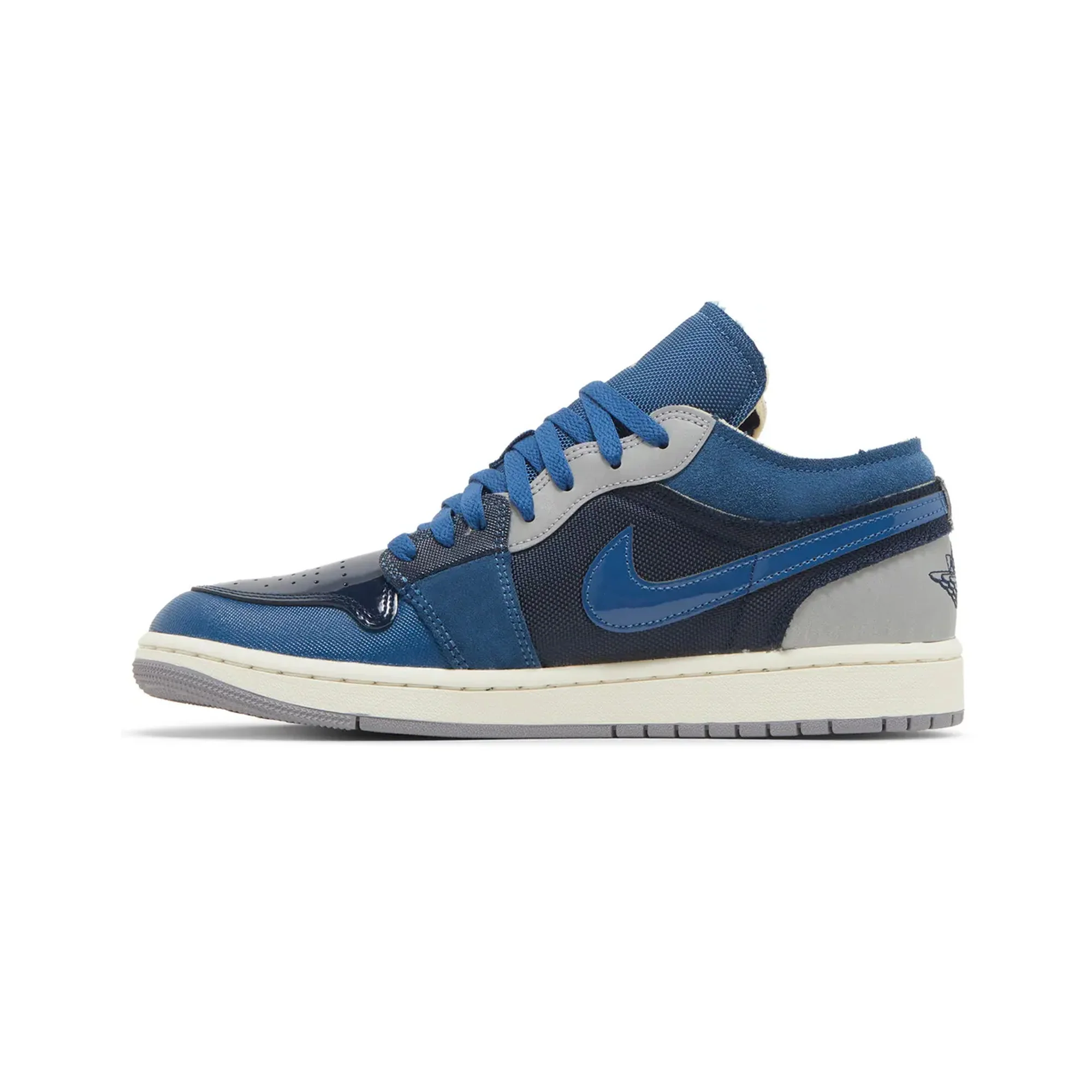 Air Jordan 1 Low SE Craft 'Obsidian French Blue Ashen Slate White' (2023)