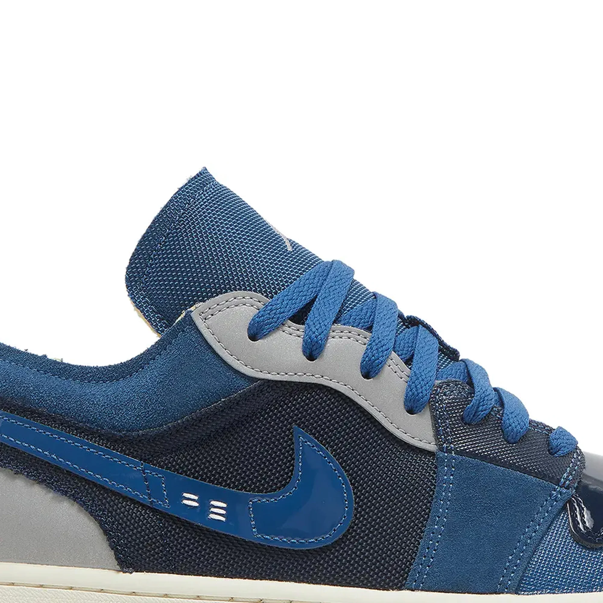 Air Jordan 1 Low SE Craft 'Obsidian French Blue Ashen Slate White' (2023)