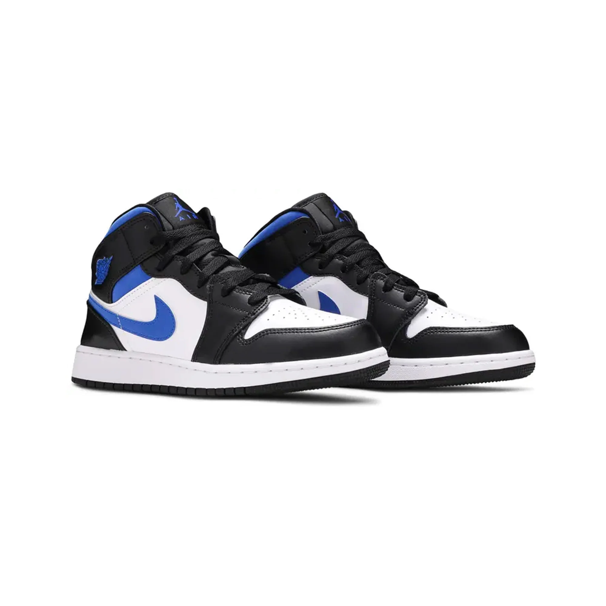 Air Jordan 1 Mid 'White Black Royal' GS