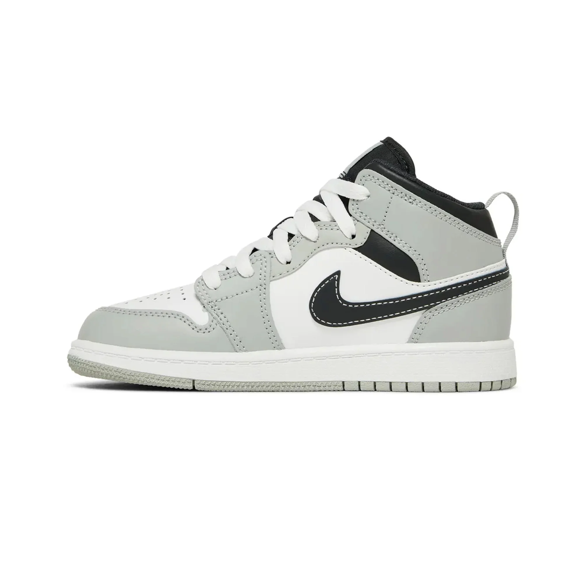 Air Jordan 1 Mid Light Smoke Grey' PS (2022)