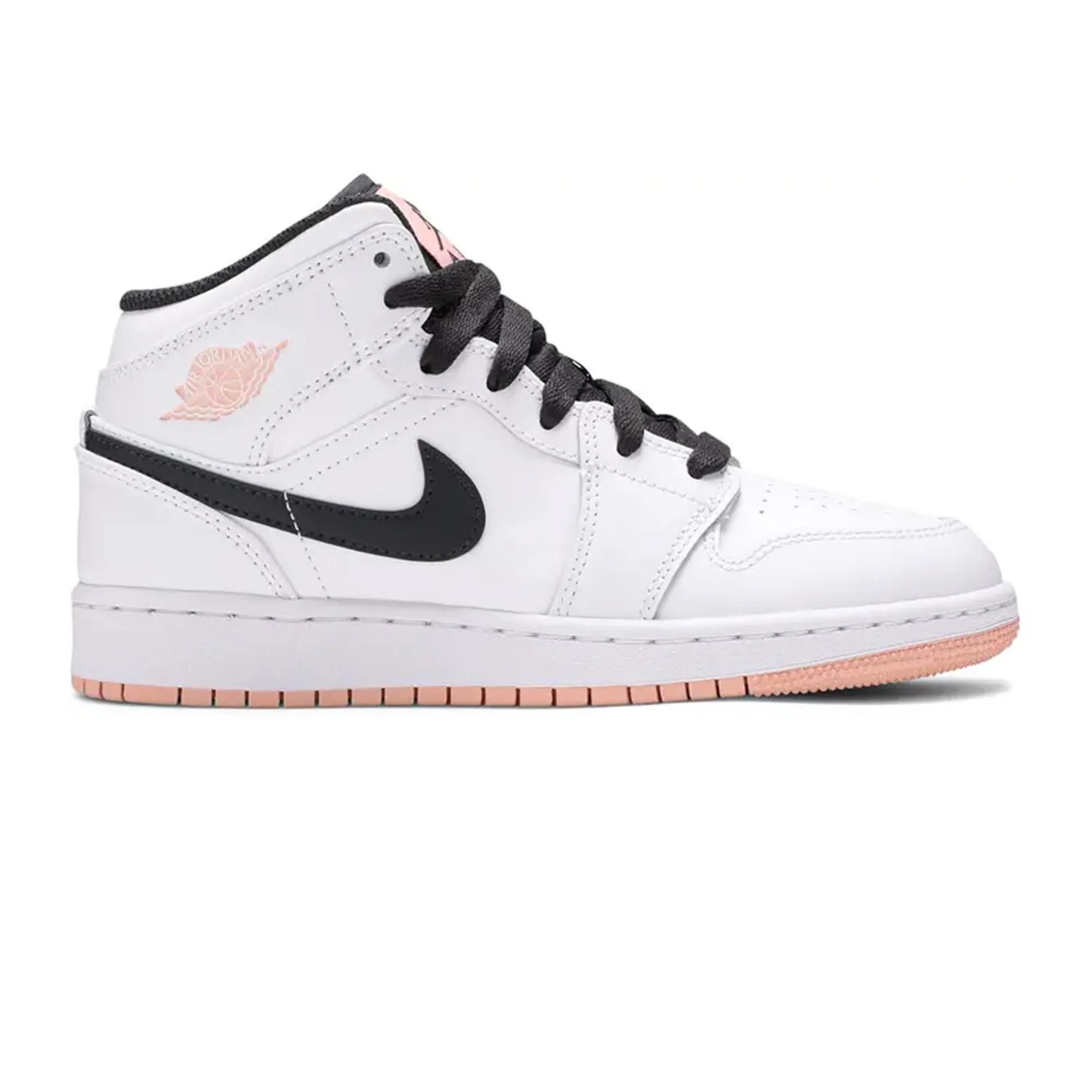 Air Jordan 1 Mid GS 'White Arctic Orange'