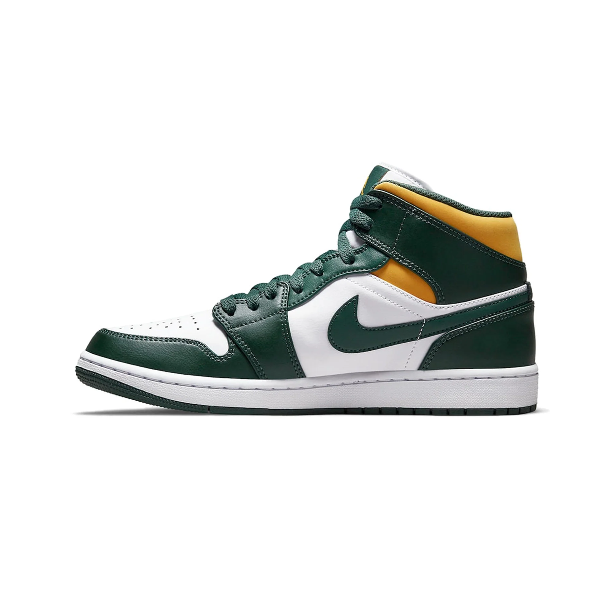 Air Jordan 1 Mid 'Green & Gold'