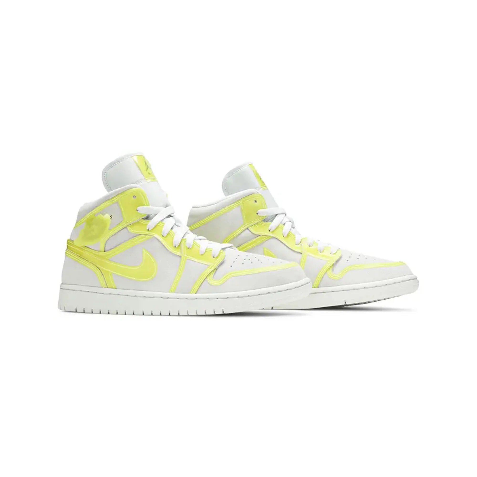 Air Jordan 1 Mid LX 'Off White Opti Yellow' W