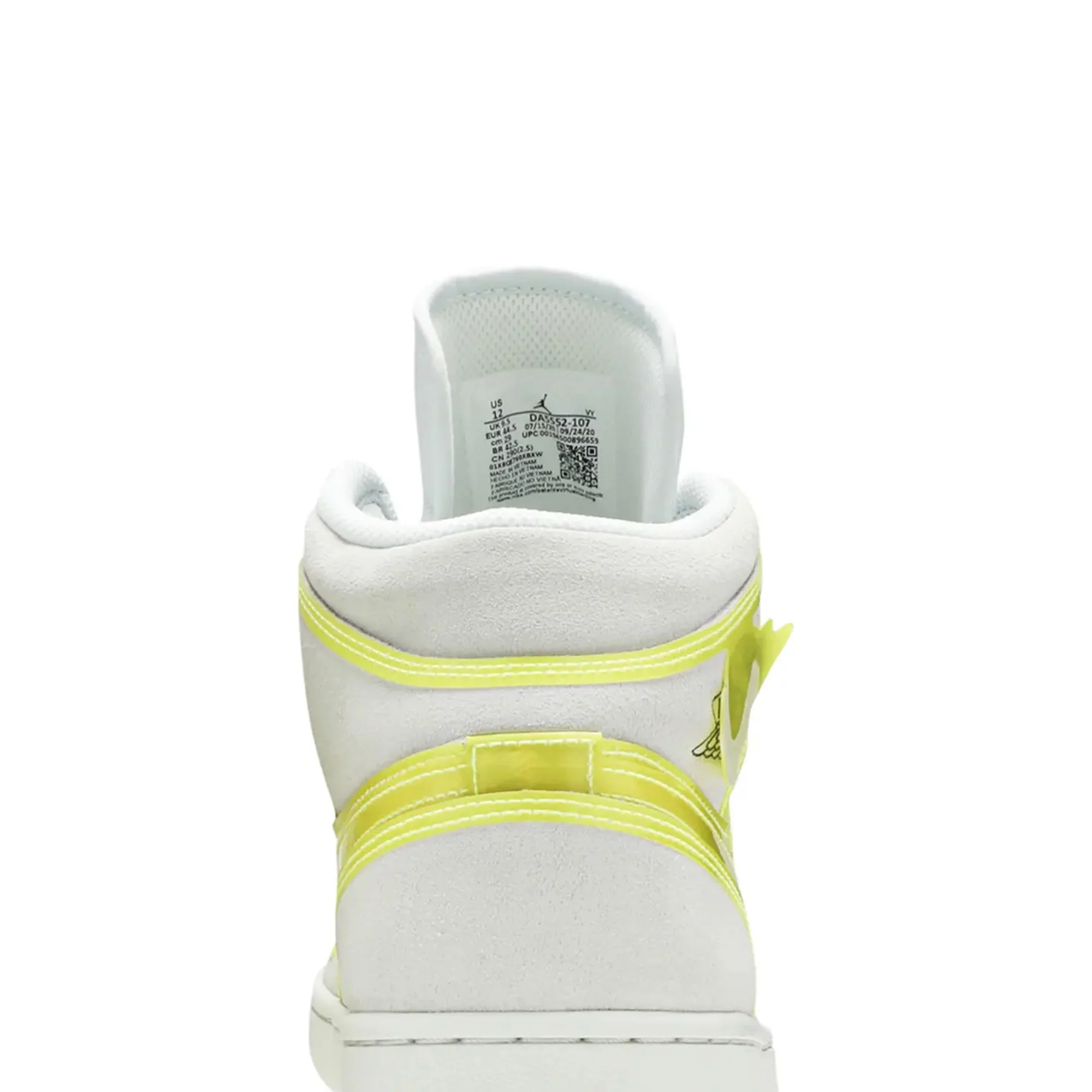 Air Jordan 1 Mid LX 'Off White Opti Yellow' W