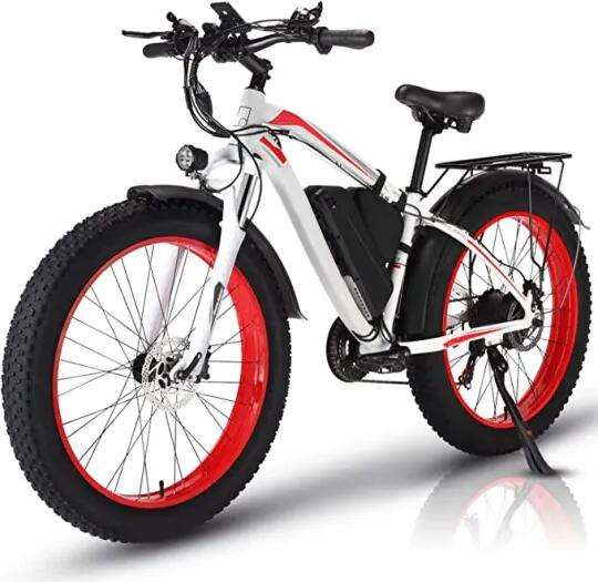 🎉( CLEARANCE SALE ) 🎉✨Wide tire electric bike with 2000W 48V/17.5Ah removable battery 35MPH✨