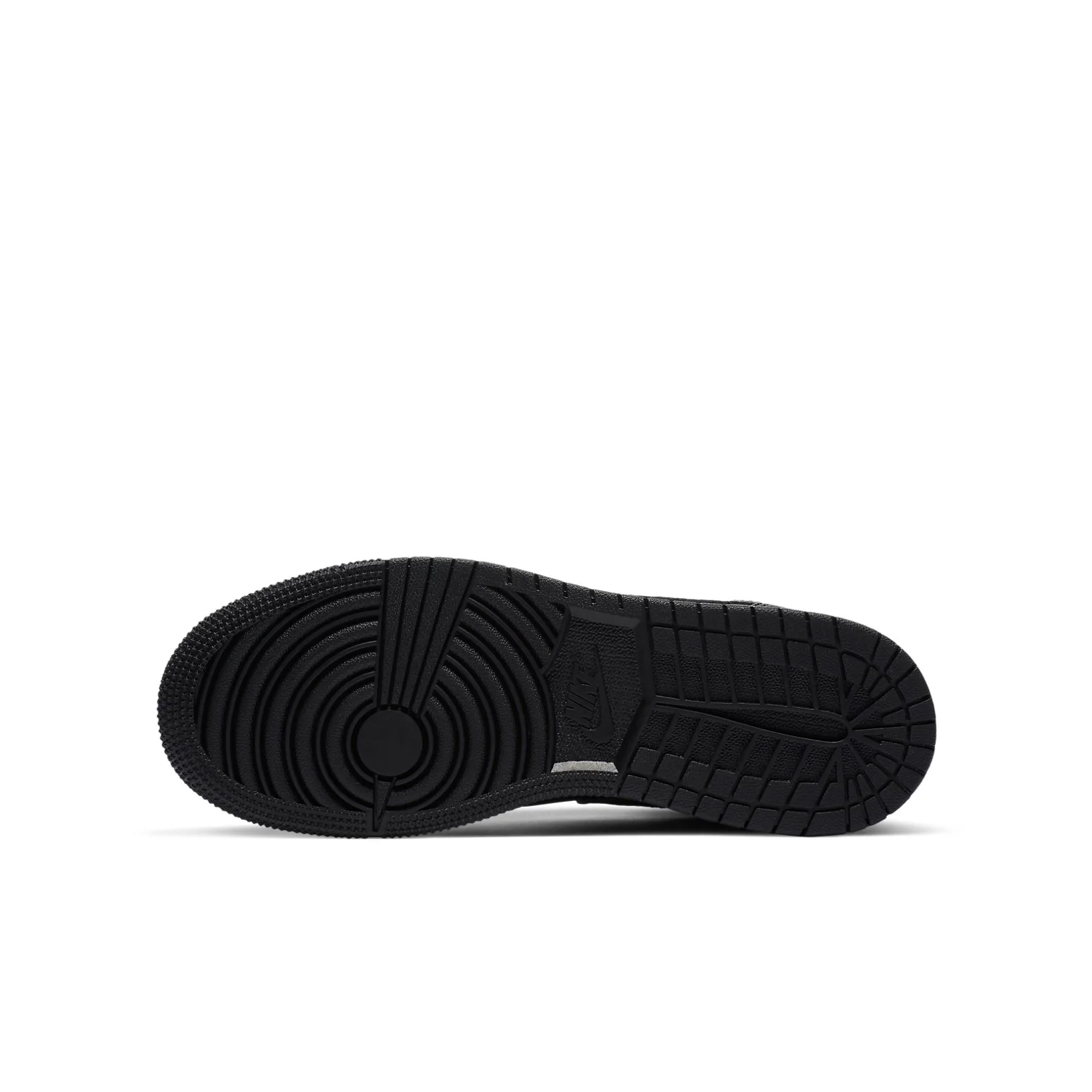 (GS) Air Jordan 1 Mid 'Triple Black' 2020 554725-091