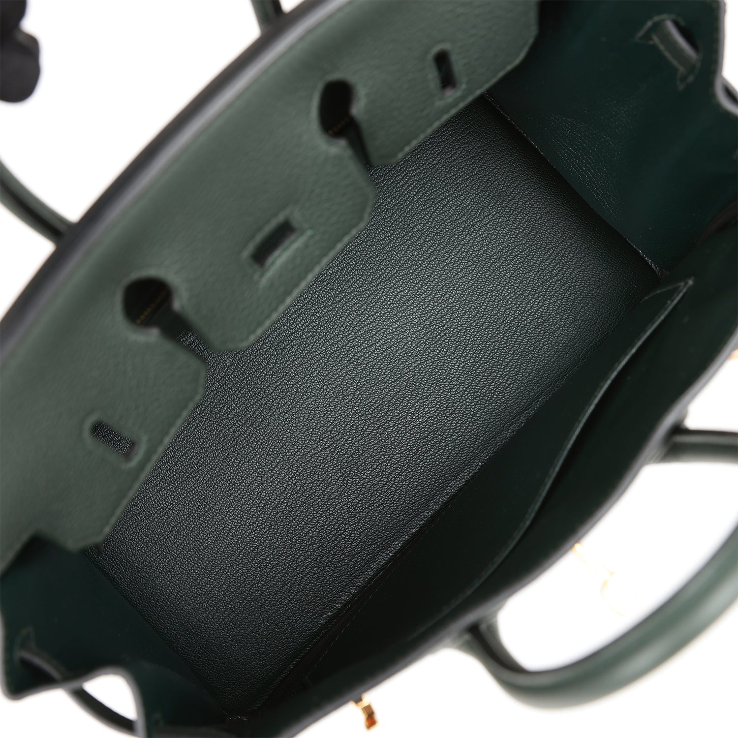 Hermès Birkin 25 Vert Fonce Togo Gold Hardware