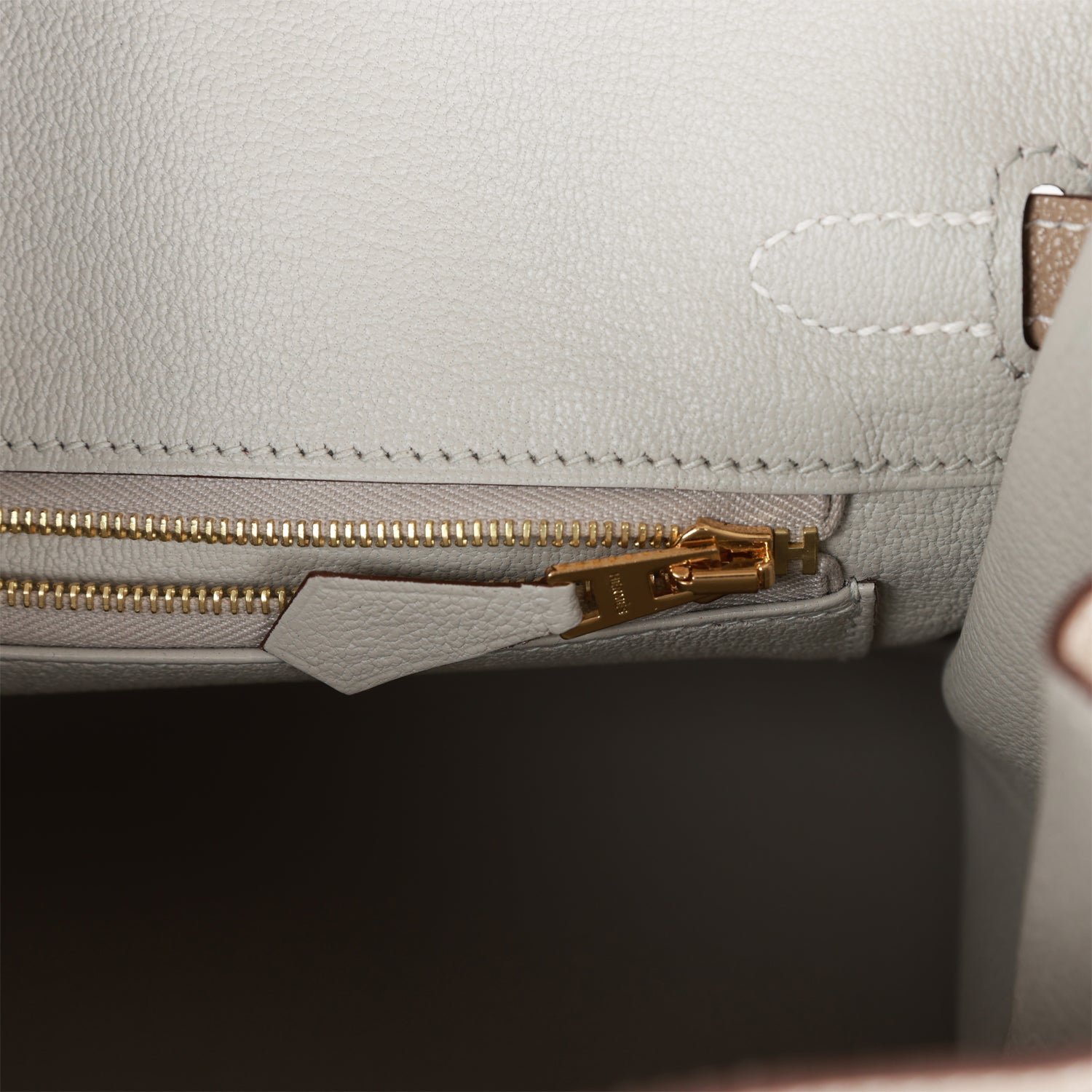 Hermès Special Order (HSS) Birkin 25 Gris Tourterelle Verso Chevre Brushed Gold Hardware