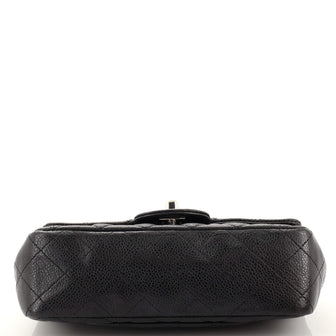 Chanel Classic Single Flap Bag Quilted Caviar Mini