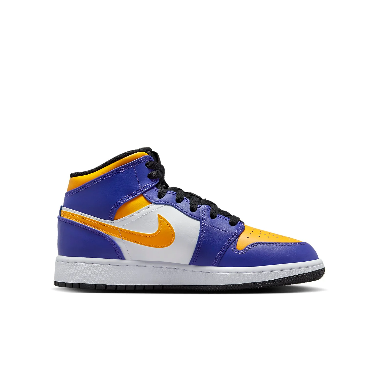 (GS) Air Jordan 1 Mid 'Lakers Purple' DQ8423-517