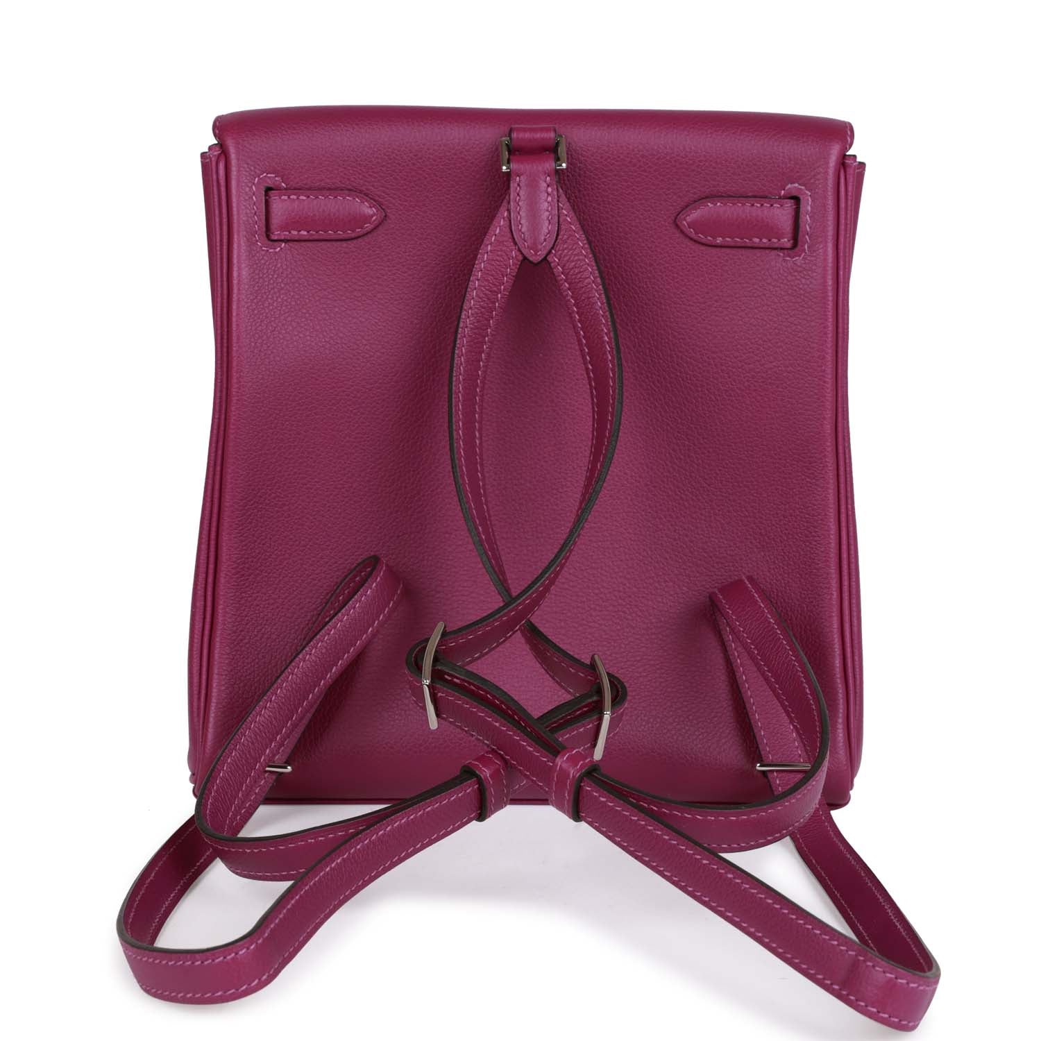 Hermès Kelly Ado Backpack Anemone Evercolor Palladium Hardware