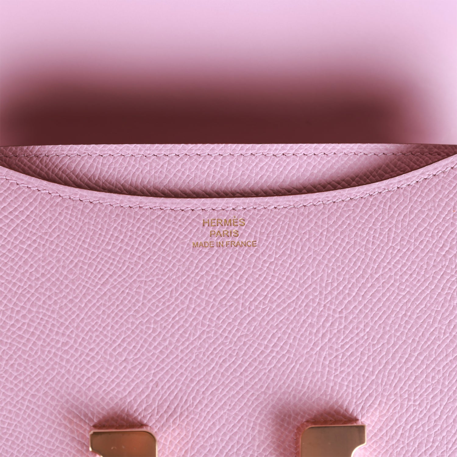 Hermès Constance 18 Mauve Sylvestre Epsom Rose Gold Hardware