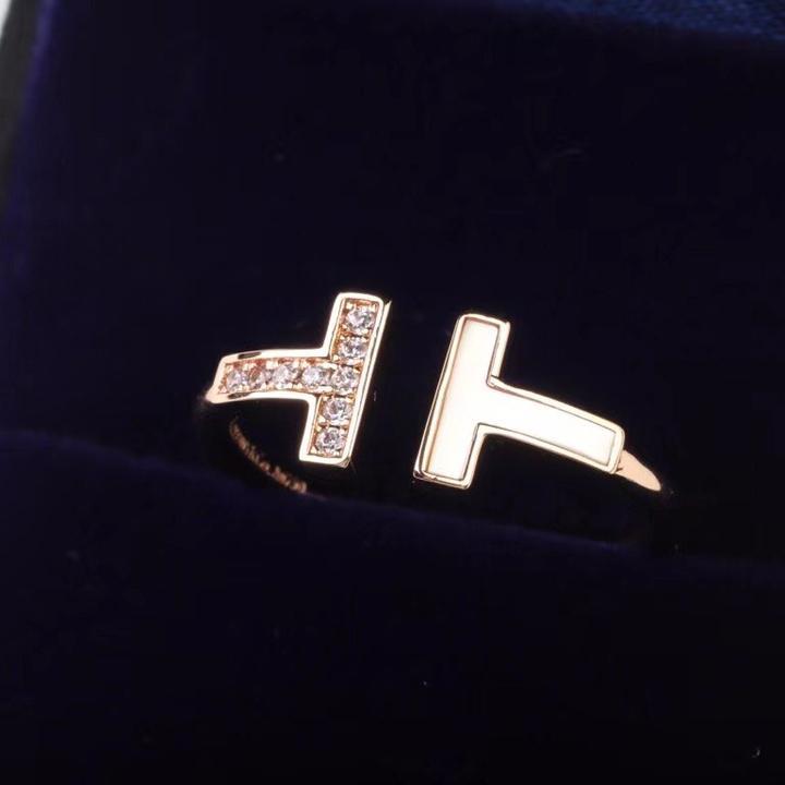 Luxury Double T Ring