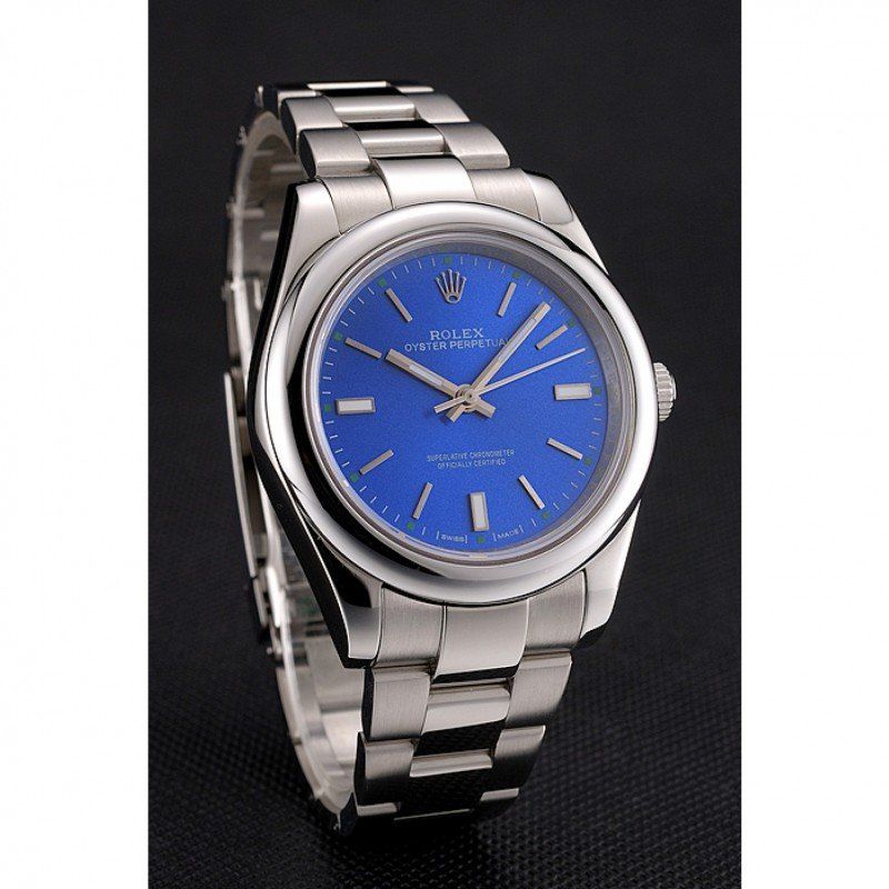Replica Rolex Oyster Perpetual Date 41mm Blue Dial REP016835