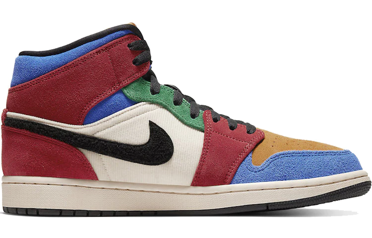 Blue The Great x Air Jordan 1 Mid 'Fearless' CU2805-100