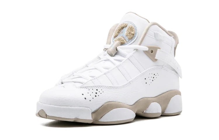 (GS) Air Jordan 6 Rings 'White Sand' 323399-107