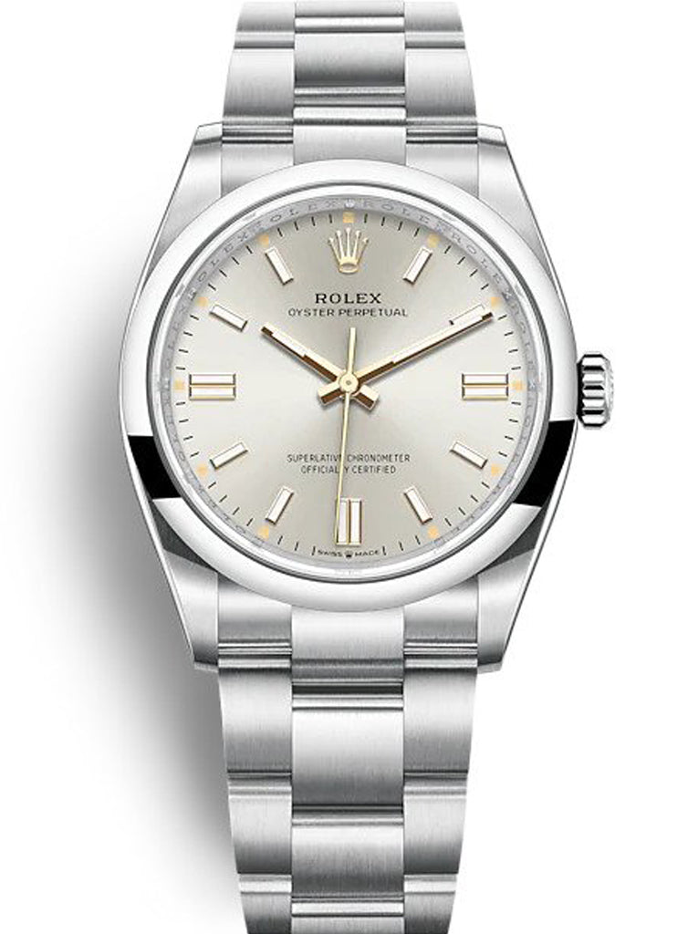 Replica Rolex Oyster Perpetual Lady 36mm Silver Dial 126000