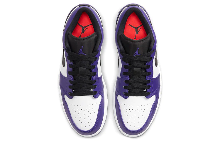 Air Jordan 1 Low 'Court Purple White' 553558-500