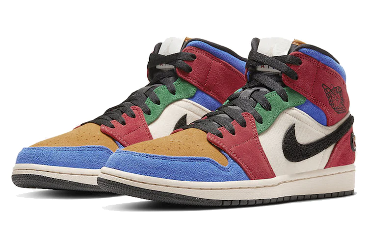 Blue The Great x Air Jordan 1 Mid 'Fearless' CU2805-100