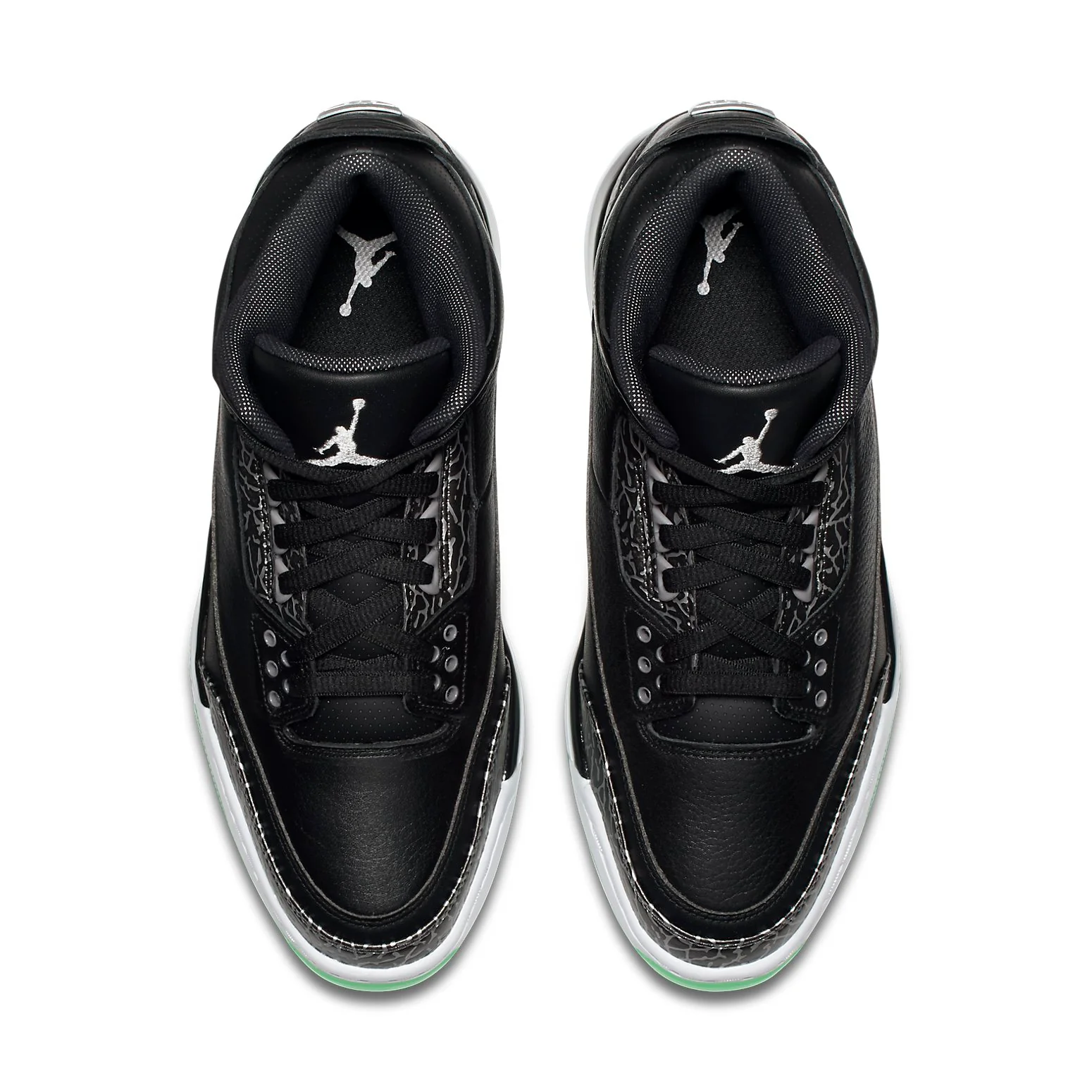 Air Jordan 3 Retro Golf Black Green Glow AJ3783-001