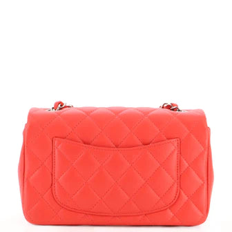 Chanel Classic Single Flap Bag Quilted Lambskin Mini