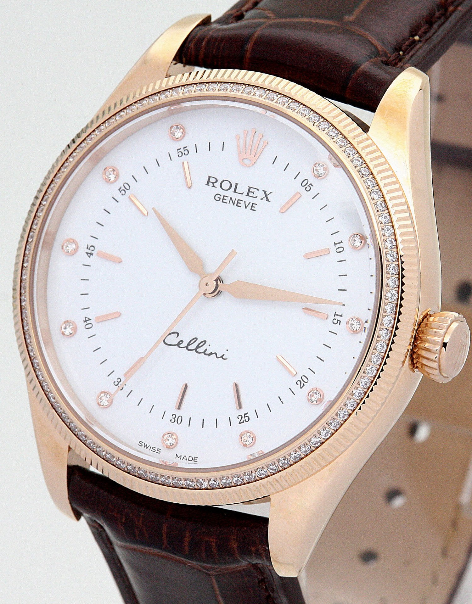 Replica Rolex Cellini 40mm White Dial 5310