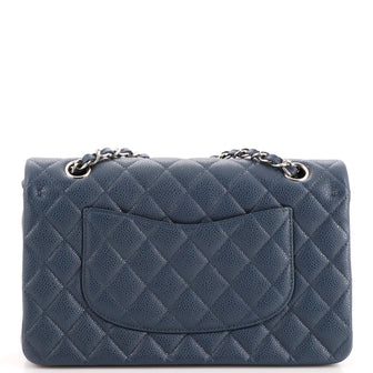 Chanel Classic Double Flap Bag Quilted Caviar Medium