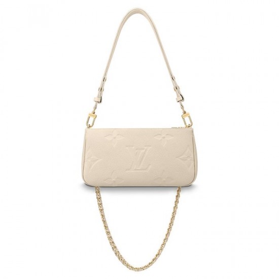 Louis Vuitton Multi Pochette Accessoires Cream M46568 Black M80399