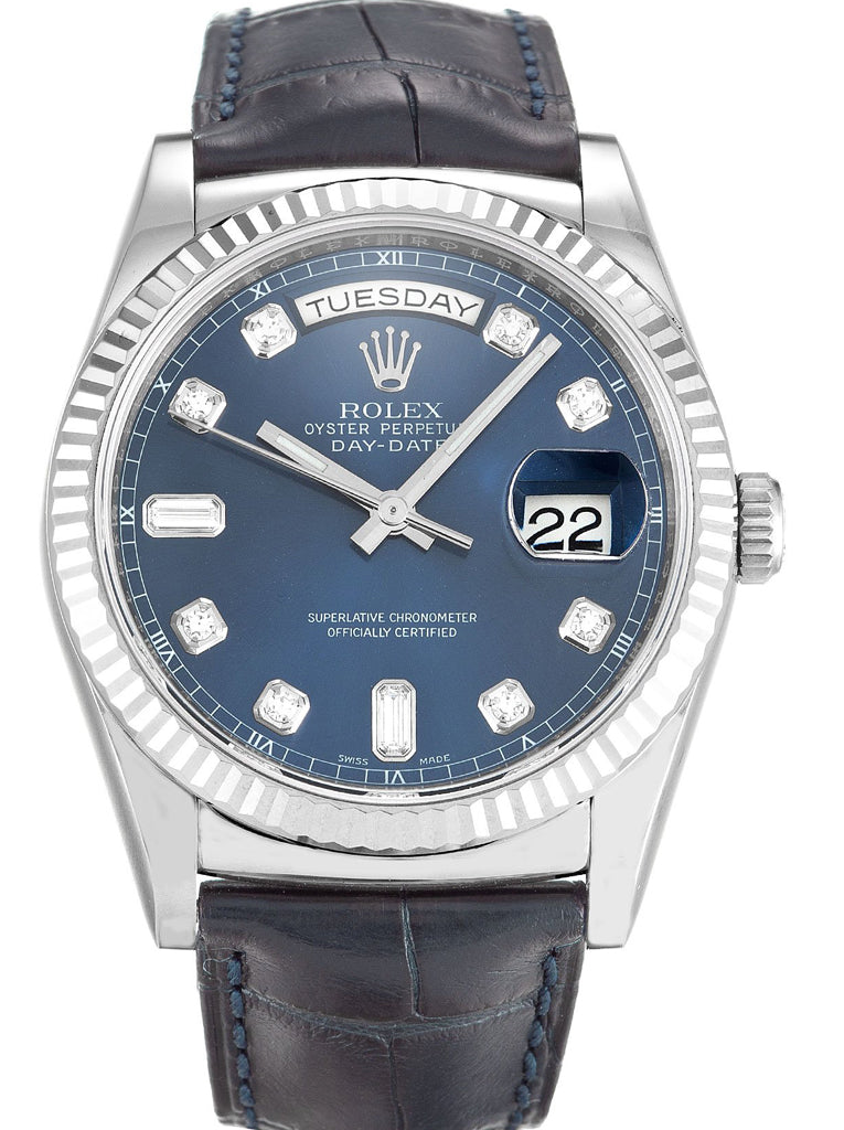 Replica Rolex Day-Date 36mm Blue Dial 118139