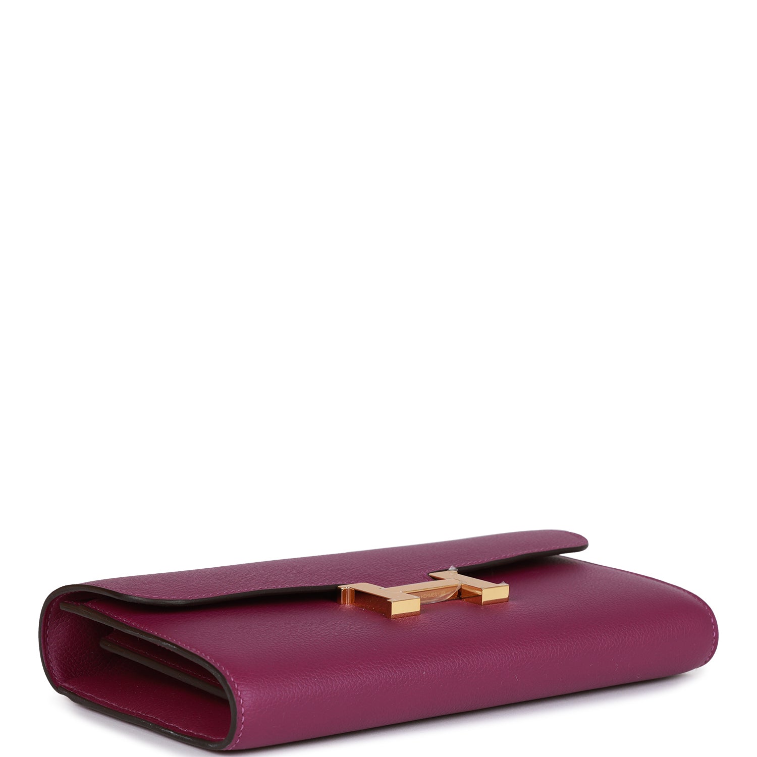 Hermès Constance Wallet To Go Anemone Evercolor Gold Hardware