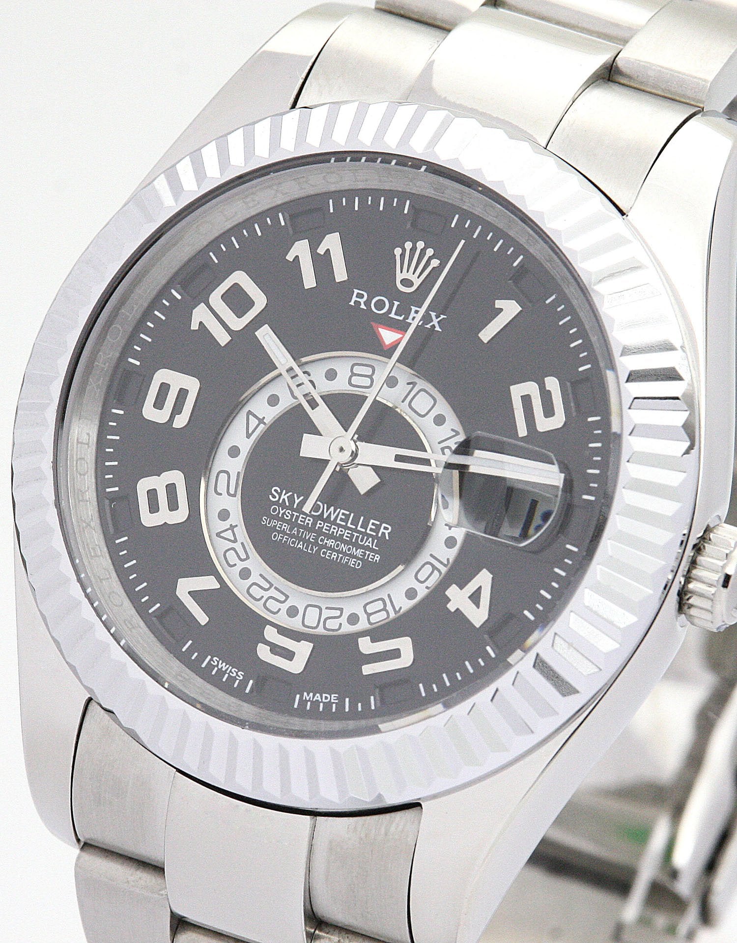 Replica Rolex Sky-Dweller 42mm Black Dial 326938