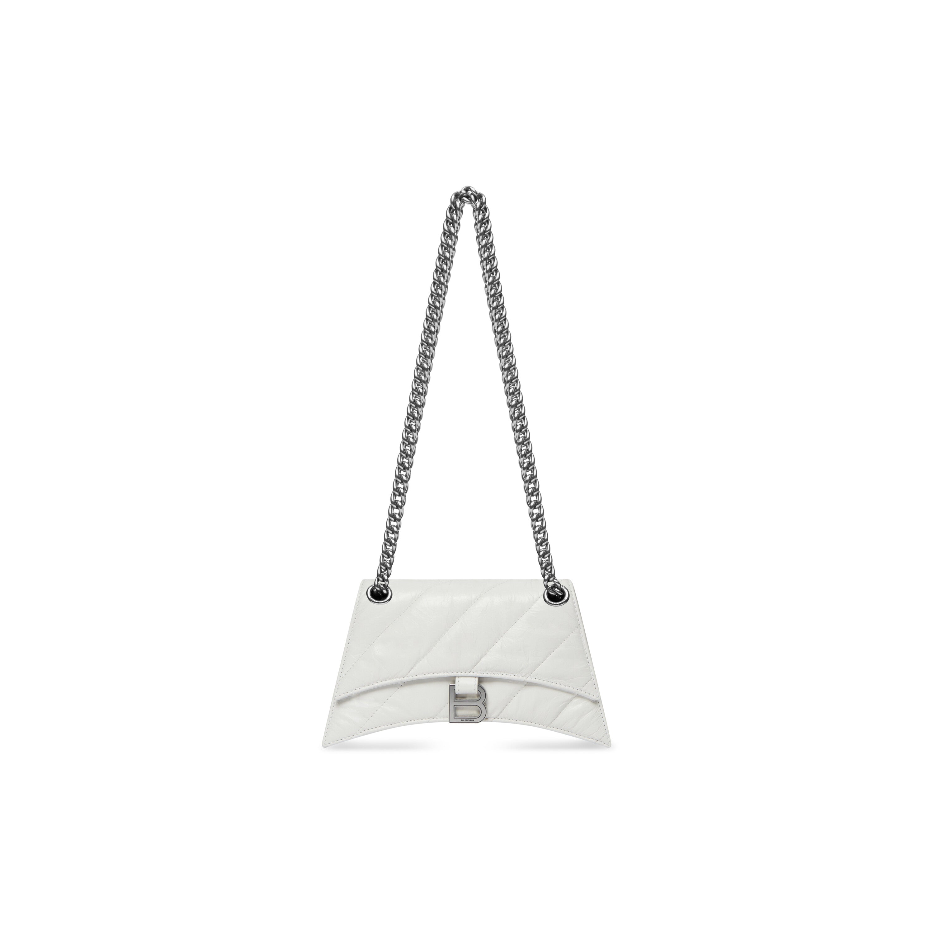 WOMEN'S CRUSH XS CHAIN BAG QUILTED IN OPTIC WHITE