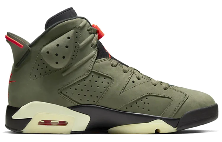 Travis Scott x Air Jordan 6 Retro 'Olive' CN1084-200