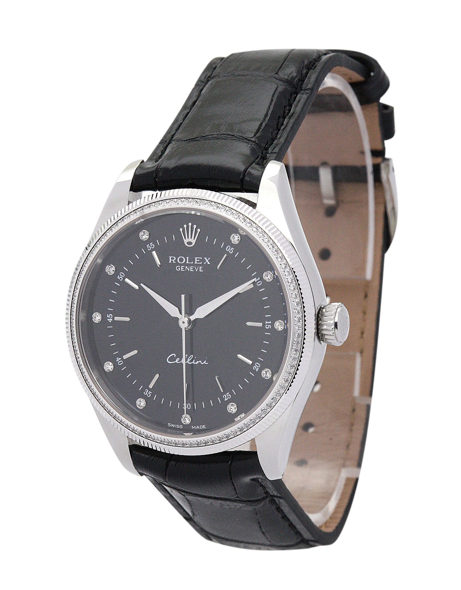 Replica Rolex Cellini 39.5mm Black Dial 5310