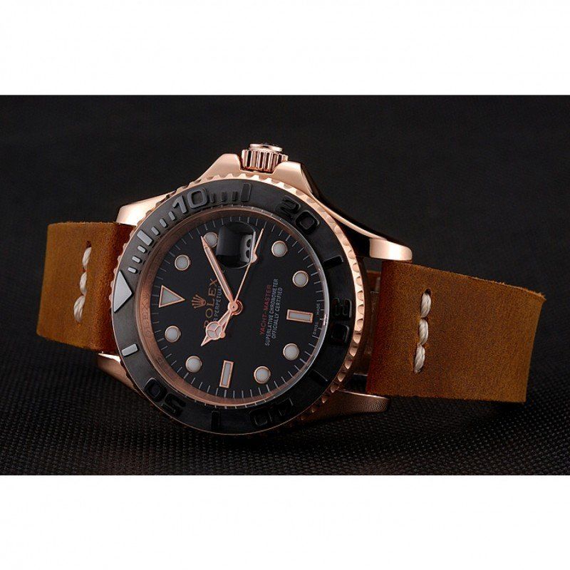 Replica Rolex Yacht-Master 41mm Black Dial 1453861