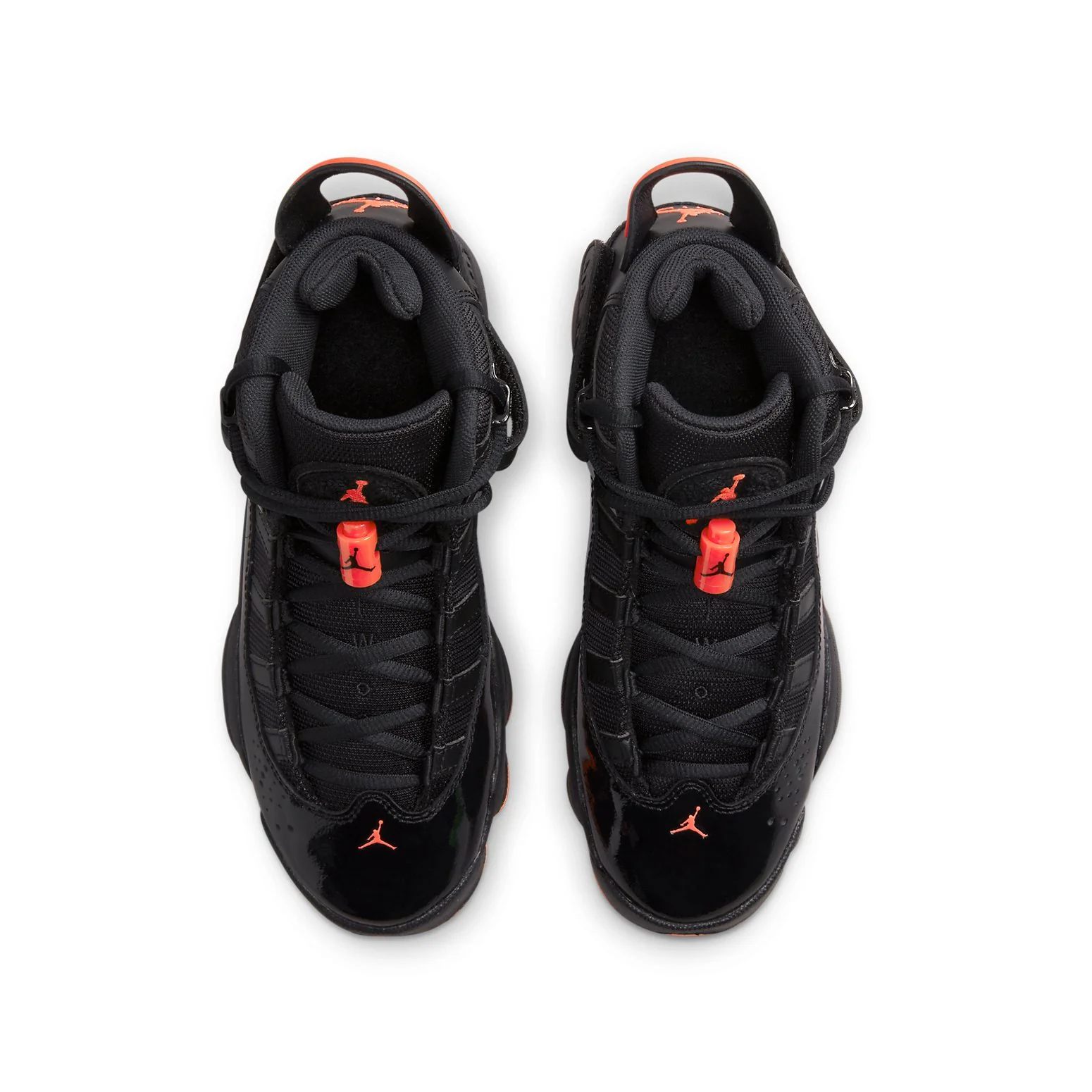 (GS) Air Jordan 6 Rings 'Black Infrared' 323419-066