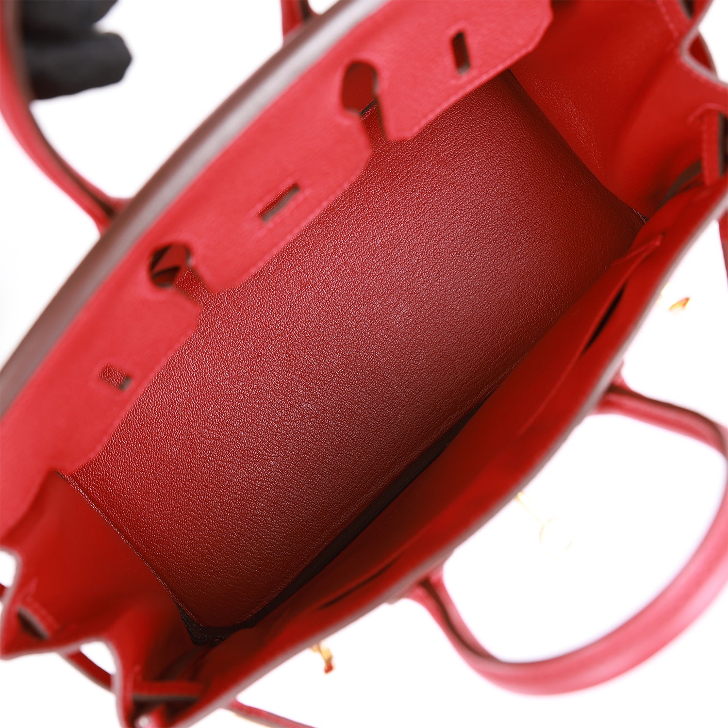 Hermès Birkin 25 Rouge Vif Togo Gold Hardware