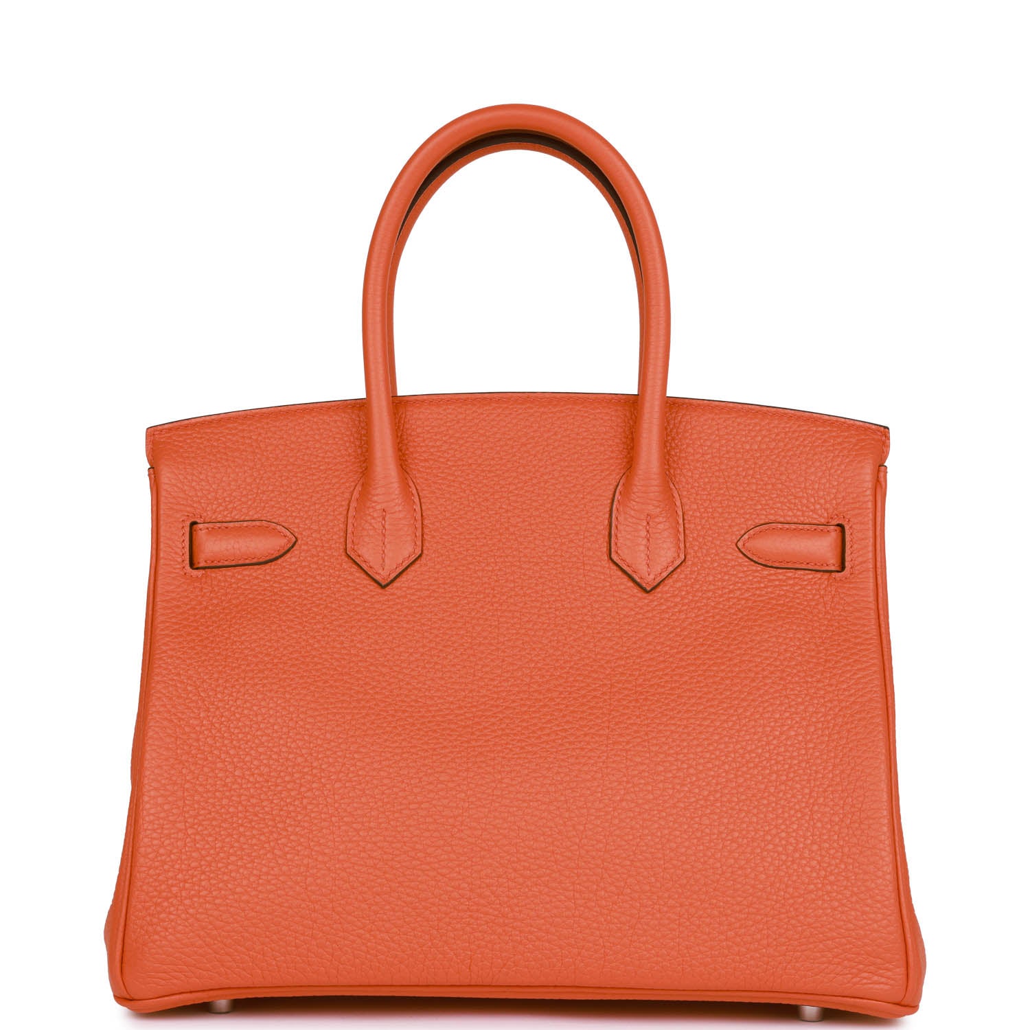 Hermès Birkin 30 Orange Poppy Clemence Palladium Hardware