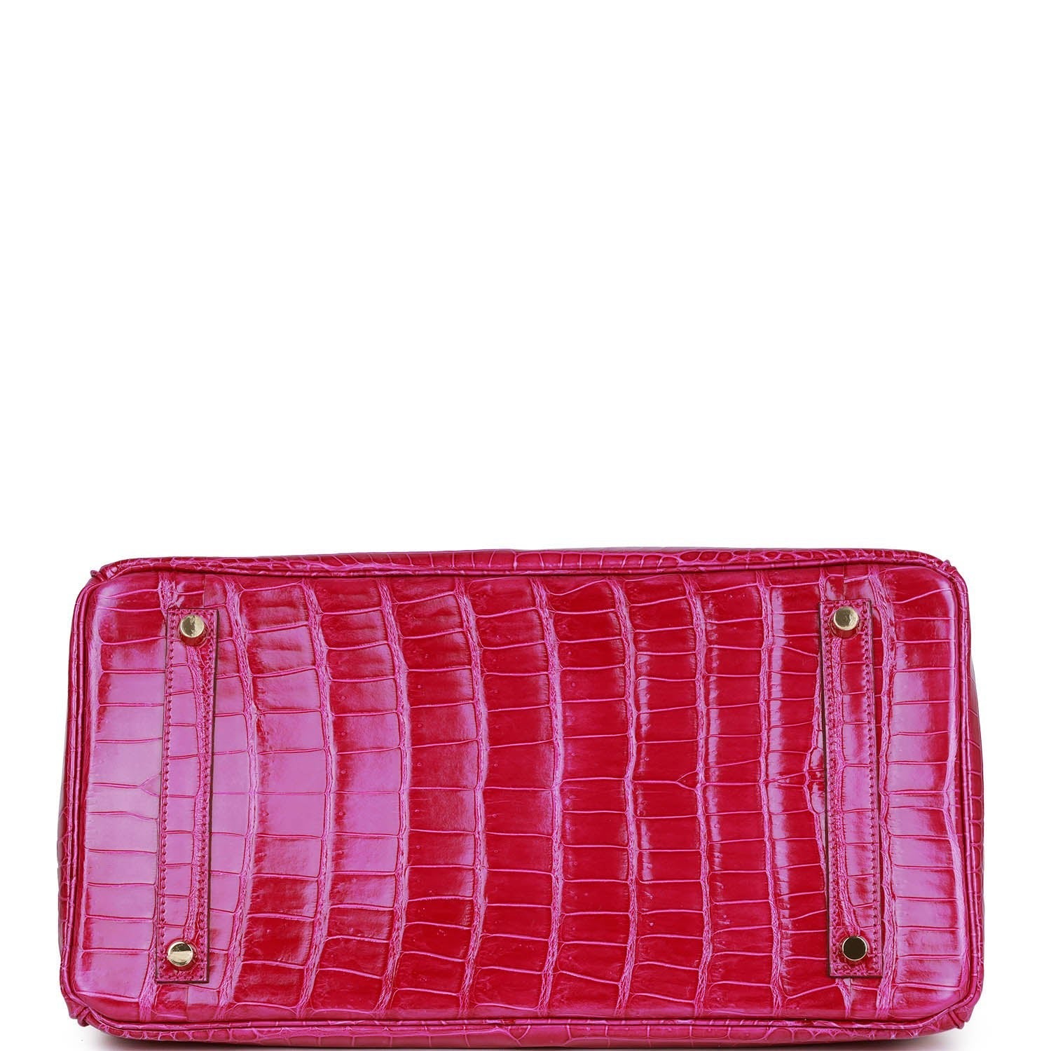 Hermès Birkin 35 Rose Scheherazade Shiny Niloticus Crocodile Gold Hardware