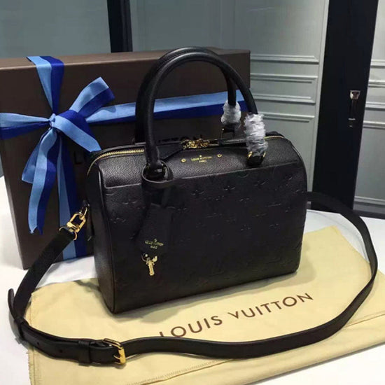 LV M42401 Speedy Bandouliere 25 Tote Bag Monogram Empreinte Leather