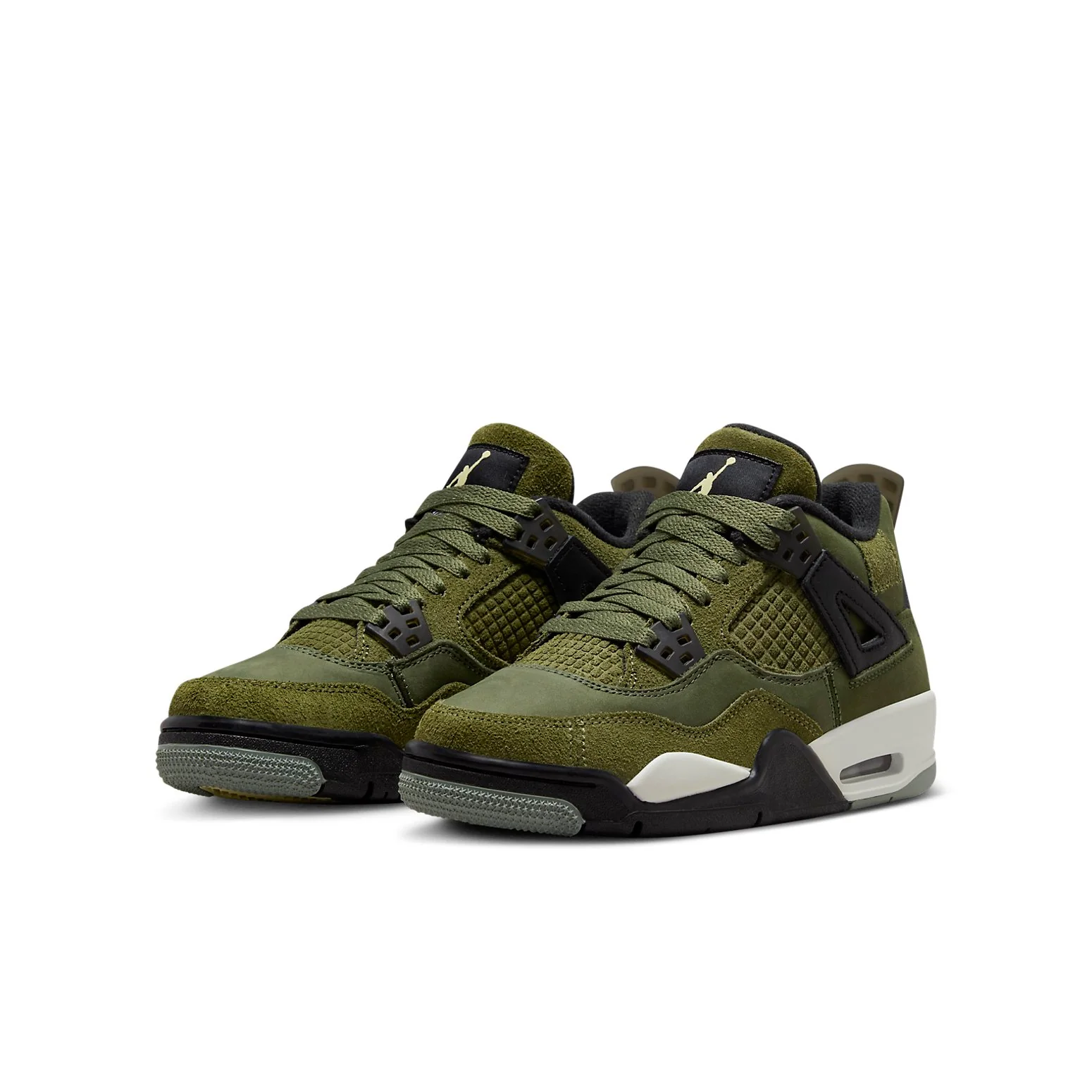 (GS) Air Jordan 4 Retro SE 'Craft - Olive' FB9928-200