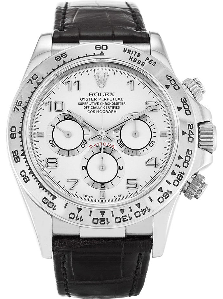 Replica Rolex Daytona 40mm White Dial 16519