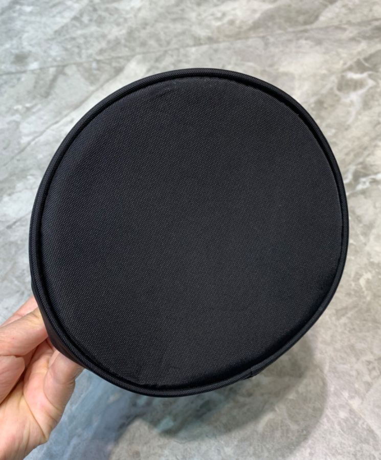 Balenciaga Wheel XS Drawstring Bucket Black