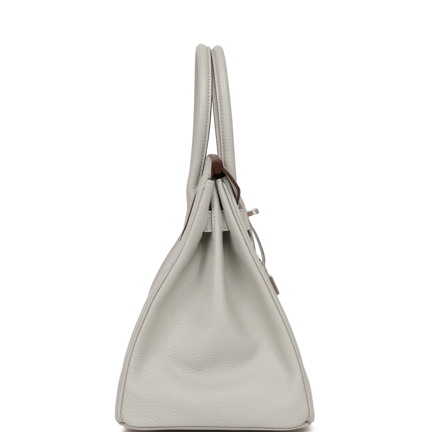 Hermès Special Order (HSS) Birkin 30 Gris Perle Verso Chevre Brushed Palladium Hardware