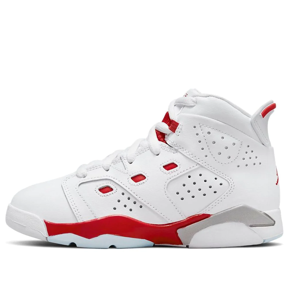 (GS) Air Jordan 6 'White University Red' DM1160-106