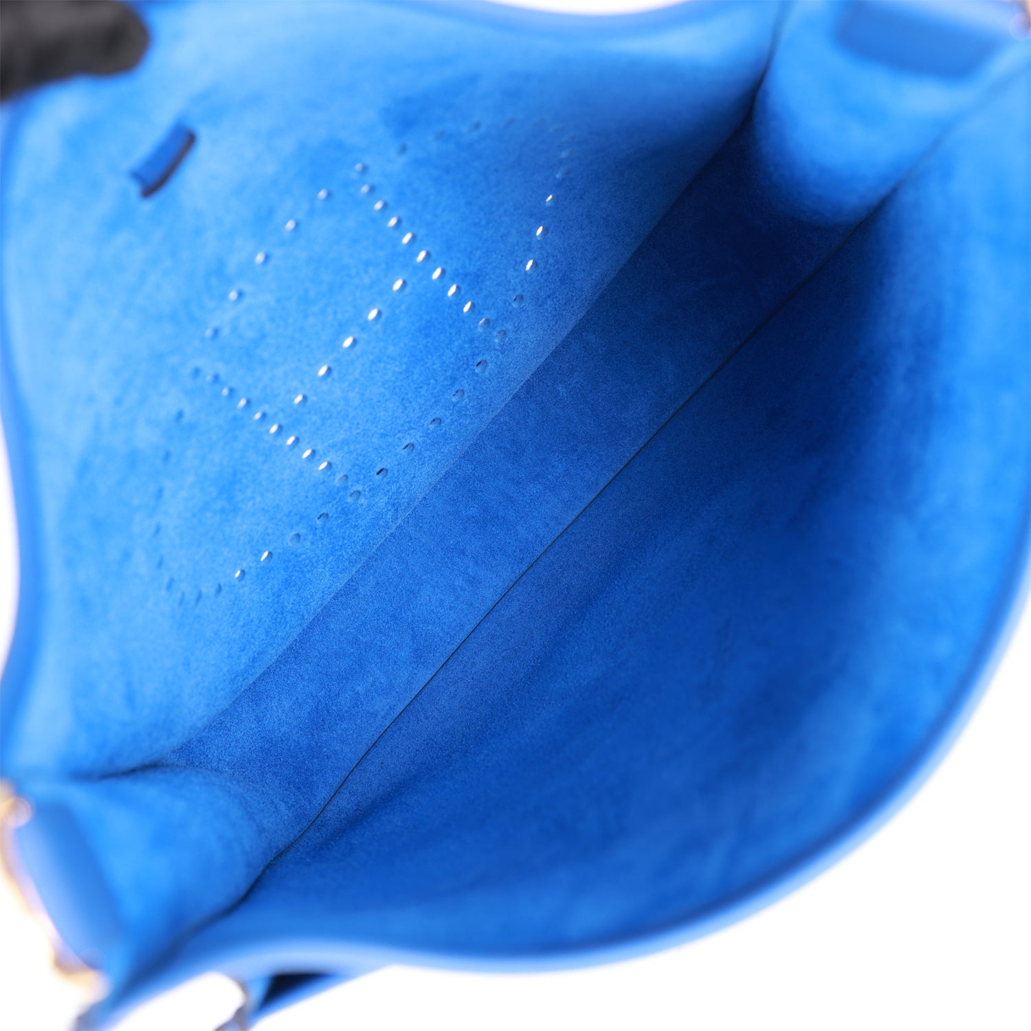 Hermès Evelyne III PM Bleu Royal Maurice Gold Hardware