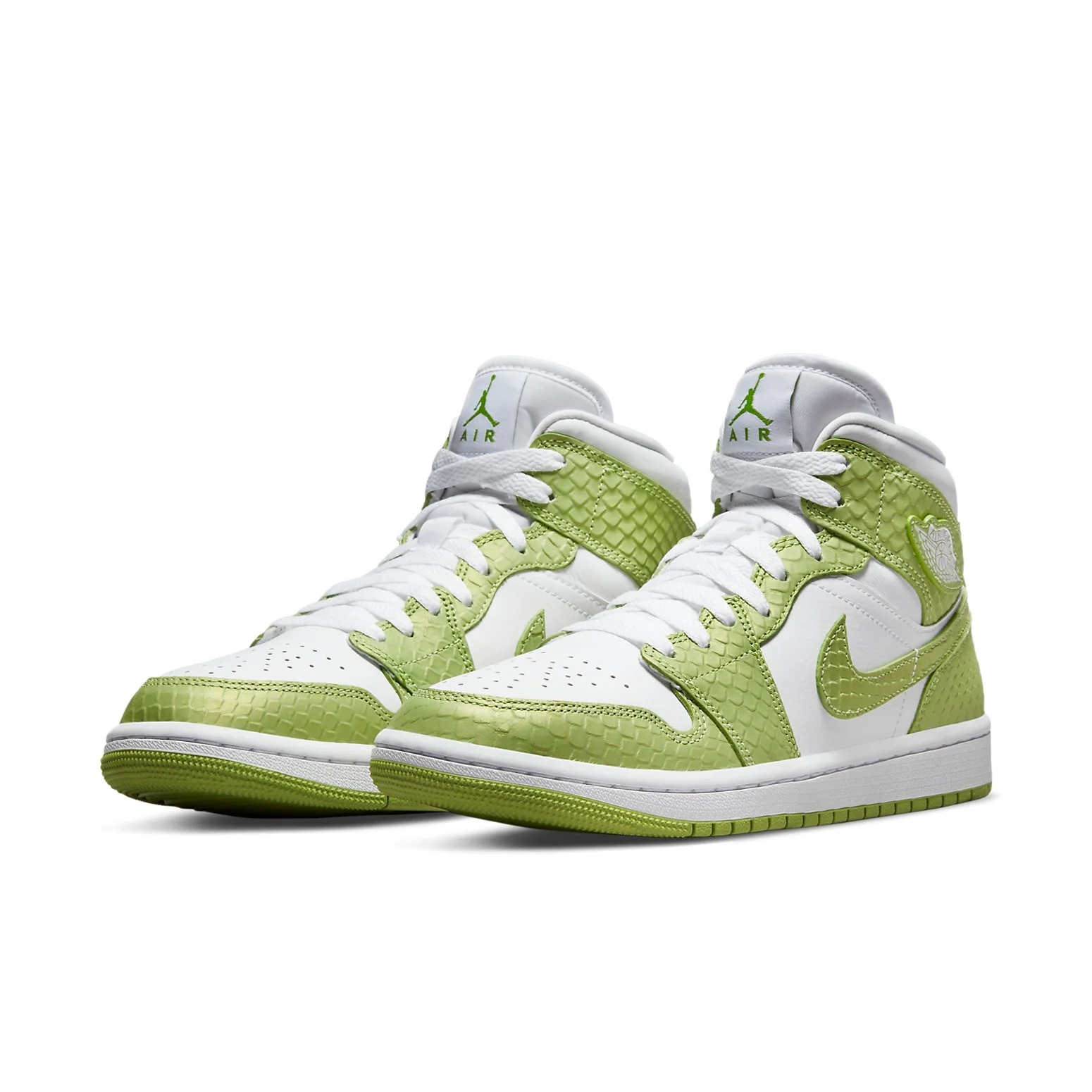 (WMNS) Air Jordan 1 Mid SE 'Green Python' DV2959-113