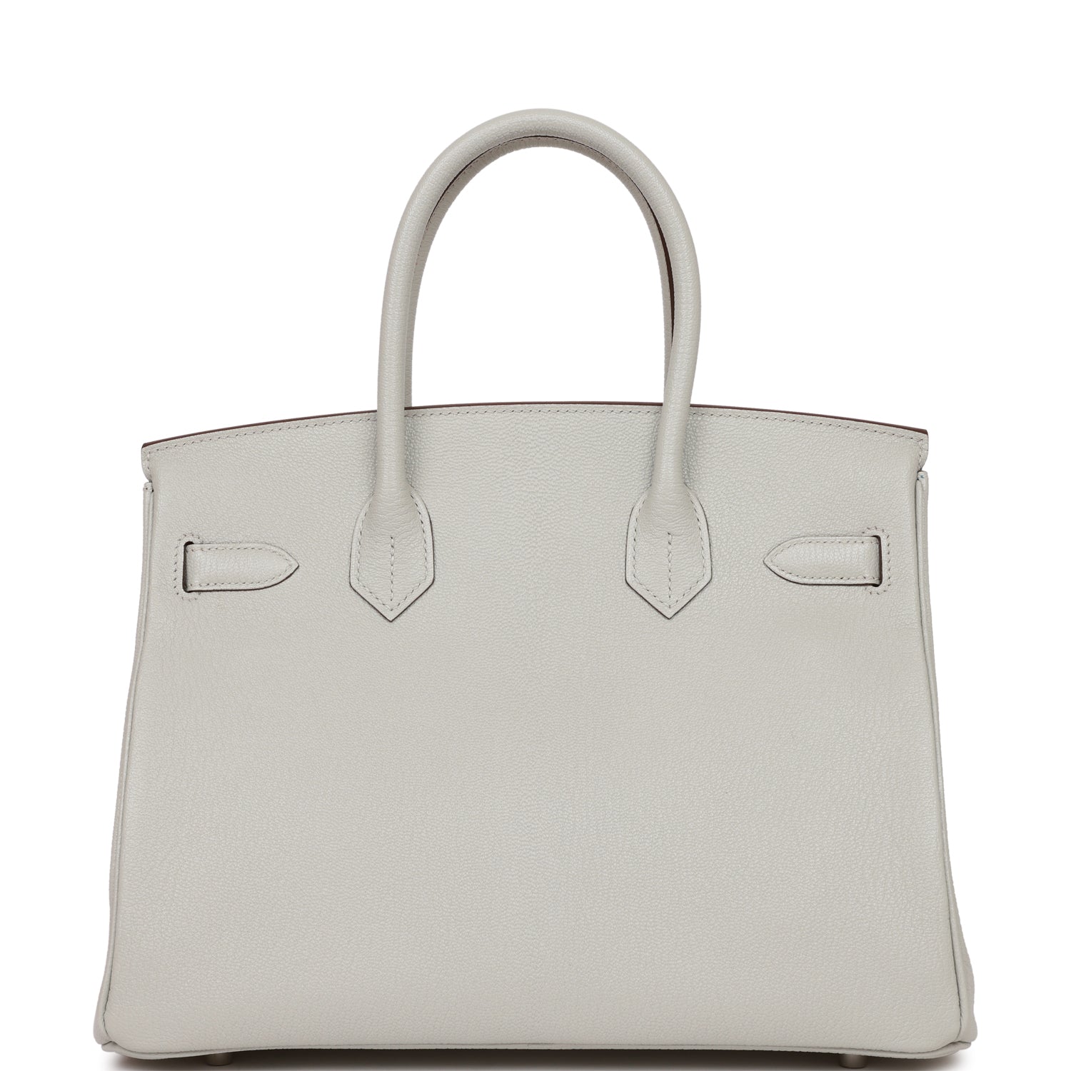 Hermès Special Order (HSS) Birkin 30 Gris Perle Verso Chevre Brushed Palladium Hardware