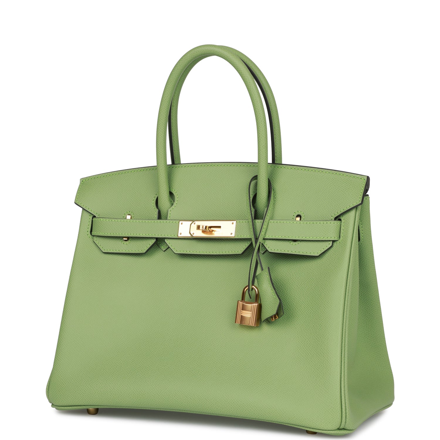 Hermès Birkin 30 Vert Criquet Epsom Gold Hardware